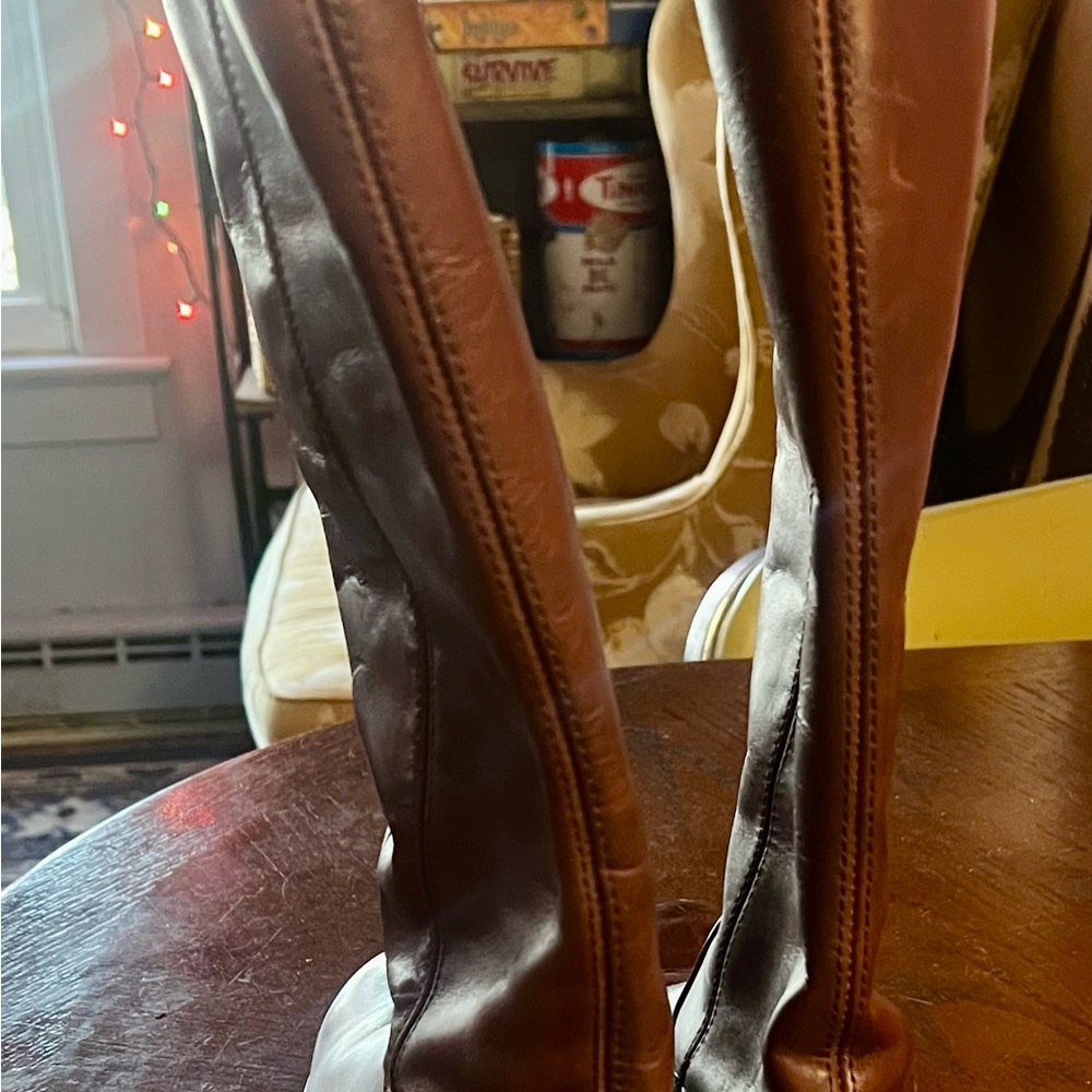 Frye Brown Leather Women's Boots